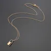 Classique Marque V Collier pour Femmes Mode Couple Charme Pendentif Collier Cadeau Haute Qualité Titane Acier 18k Or Designer Collier De Luxe Bijoux