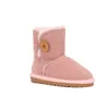 Sapatos infantis de couro genuíno clássico tênis infantil sapato austrália juventude criança crianças botas bebês meninos meninas couro bota de neve quente com fu p6vs #