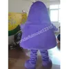 Fantasia de fantasia de mascote de monstro roxo para festa de carnaval de Halloween suporte personalização trajes vestido