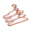 Hangerlink 32cm Children Rose Gold Metal Clothes Shirts Hanger with Notches Cute Small Strong Coats Hanger for Kids30 pcs Lot T199w