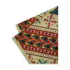 Cachecóis de Algodão 55CM Estilo Nacional Retro Geométrico Estampado Bandana Lenço de Cabelo Hip Hop Faixa de Cabelo Lenço de Pescoço Envoltório de Pulso Lenço de Cabeça