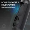 Przenośne głośniki nowe wodoodporne głośnik Bluetooth podwójny róg IPX6 subwoofer bezprzewodowy muzyka ładowania Długoletnie głośniki odtwarzania R230727