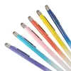 Gradient podwójnie zastosowanie Nano-Pen Głowa Disc Disc Pen Pen STIL STILUS Ekran dla Samsung S23 Fe A04E iPhone 15 14 13 Pro Lg Huawei P60 iPad Table PC Bling dla pojemnościowego pióra dotykowego