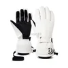 Ski Gloves Outland Ski Gloves Men's And Women's Winter White Warm Riding Sports Touch Screen Five-finger Outdoor Gloves Cotton HKD230727