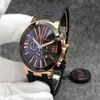 Black Limited Watch 개별 스타일 이중 시간 절정 남성 시계 크로노 그래프 석영 쿼츠 로마 해양 다이버 히스파니아 남성 시계 HAMM2775