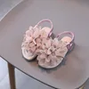 Sandals Children for Girls 2023 Summer Bohemian Flowers Baby Kids Shoes Fashion Soft Sol School Flats Beach Slippers 230726