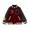 Embroidered Letter Patch Uniform: Stylish Men's and Women's Fashion for Autumn/Winter 2023