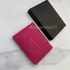 Woman Short Wallet Card Holder Mini Purse Fashion Designer Luxury Leather Handbag Coin Purses Square Pouch Clutch Triangle