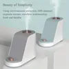 Smart Wireless Charger Aromatherapy Humidifier: 10W Fast Charging, Nano Mist Humidification, and Mobile Phone Stand - Eco-Friendly ABS Material & Noise Reduction Design