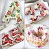 Candles Number Cake Mold Decorating Tools Confeitaria Maker Birthday Design Bakeware Pastry 6 8 10 12inch Letter LOVE 230727