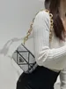 luxury jewelry Shoulder Bag Prad designer bags crystal embellishments stylish functional crossbody bag modern, geometric design with clean lines and sharp edges