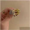 Forcine per capelli Temperamento metallico Frangia di fascia alta Femmina Estate Mini Piccoli capelli Clip Accessori Parte posteriore della testa Clip di squalo Drop Delivery Dhhl5