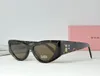 Moda Miu Frames Designer Occhiali da sole Donna Frameless Big Oversize Brand Carti Occhiali Occhiali da sole ottici Rettangolo Montatura in metallo Occhiali da uomo femminili