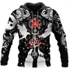 Hoodies masculinos Spring Autumn e Summer 3D Impresso Skull Hoodie Joint Pullover casual Harajuku Moletom de corrida feminino