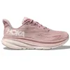 2023 Hoka Shoes Hokas Bondi Q Clifton 9 Running Shoe Men Men Women Black White Blanc de Peach Whip Shifting Sand Mens Trainers Outdoor Sports Sneakershy