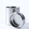 1st. Ny liten metall aluminium förseglad bärbar rese caddy lufttät luktbeständig behållare stash burk lww9027265e