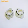 FEELDO 2 PCS carro HID Xenon D2S lâmpadas de farol baixo adaptadores de soquete de instalação para BMW E46 3-SeriesType2 #1054272A