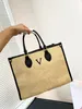 2023 Luxury designer bag straw wash bag tote bag Women straw tote bag large capacity handbag leisure travel fashion shoulder bag purse