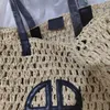 Outdoor Bags Anine Designer Tote Beach Canvas Shoulder Bag Quality Summer Fashion Travel Purse High Quality Large Capacity Bag