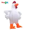 Coq gonflable de modèle de poulet gonflable de 4m avec le ventilateur utilisé pour la publicité et la décoration d'activités commerciales