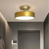 Luzes de teto modernas simples led para sala de estar decoração quarto decoração de casa lâmpadas corredor varanda redonda luminárias