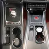 Pour Jaguar XE XFL F-PACE 2016-19 Panneau de commande central intérieur Poignée de porte Autocollants en fibre de carbone Autocollants Style de voiture coupé vinyl171Z