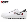 Golf PGM Scarpe da golf impermeabili da donna Leggere Scarpe sportive da campeggio all'aperto morbide e universali Scarpe bianche per tutte le partite HKD230727