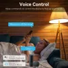 Slimme Stekkers ZigBee Wifi Brazilië Stekkerdoos Tuya Smart Plug Stekkerdoos Verlengsnoer Smart Home Socket Werk met Alexa Overspanningsbeveiliging HKD230727