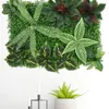 Fleurs décoratives herbe mur panneau toile de fond haie haies artificielles plantes pour jardin extérieur