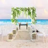 Decorative Flowers 2.1m Artificial Plant Creeper Green Leaf Ivy Vine Home Wedding Decoration Wholesale Diy Hanging Wreath Flower