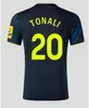 Camisa de futebol 23 24 WOOD 2023 2024 BRUNO G. WILSON SHELVEY ALMIRO 2023 Away Preto TRIPPIER Camisas de futebolS MAXIMIN Kit Masculino Equipamentos InfantisS