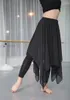 Vêtements de scène pantalon de ballet pantalon de danse moderne en mousseline de soie vêtements d'exercice irréguliers adulte jupe latine classique grande balançoire pantalon de yoga