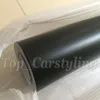 Satin Black Vinyl Car Wrap Film With Air release Matt Black Vinyl For Vehicle Wrapping Covering foil 1 52x20m 5x67ft 215I171F