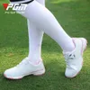 Autres produits de golf Chaussures de golf imperméables PGM Chaussures pour femmes Chaussures de sport à lacets avec boucle à bouton léger Chaussures de sport antidérapantes respirantes pour femmes XZ115 HKD230727