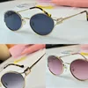 Miui Metal French Fashion Designer Sunglasses Sunglasses Subtle Oval Cat Eye Sunglasses Designer 100% Uva/uvb Protection 54w Ladies Designers