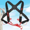 Cordas de escalada XINDA Camping Ascending Decive Cintas de ombro ajustáveis SRT Peito Cinto de segurança Arneses Rock Climb Protection Survival 230726