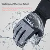 Ski Gloves Men Winter Waterproof Cycling Gloves Outdoor Sports Motorcycle Ski Snowboard Touch Screen Fleece Gloves Non-slip Full Fingers HKD230727