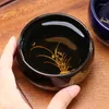 Cups Saucers Ceramic Gold Plum Orchid Bamboo And Chrysanthemum Teacups Creative Porcelain Retro Master Tea Cup Office Drinkware