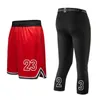 Shorts de plein air NWT 23 # Shorts de basket-ball pour hommes Gym Workout Compression Board Short Youth Jogger Shorts High Elastic Fitness Sports Tights 230726