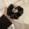 Scrunchies per ragazze Fasce per capelli in metallo dorato Cravatte per capelli Donna Eleganti elastici elastici Love Accessori per capelli