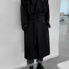 Men's Trench Coats IEFB men's clothing Korean trend windbreaker mid long loose clothes handsome male's Autumn casual trench coat with belt 4312 230726