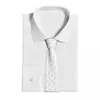 Båge slipsar söta krita färgmönster män slips skinny polyester 8 cm smal nack slips för skjorta tillbehör cravat cosplay rekvisita