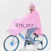 Raincoats Safe reflective edge Bicycle Raincoat Rain Coat Poncho Hooded Windproof Rain Cape Mobility Bicycle Cover Use in snowy x0724 x0718