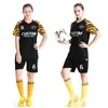 Outdoor Shirts Girls Football Jersey 100% Polyester Soccer Uniform For Women Custom Breathable Female Soccer Jerseys Football Uniform Sets S108 230726