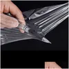 Andra förpackningstryckprodukter PE Stretch Film Transport Plastförpackning Transparent Ding Winding Package Varor Tray Wrapped Drop DH5PU