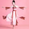 Abbigliamento da palcoscenico Abiti da danza classica per bambini Eleganti in Cina Folk Training Girls Fan Ancient