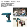 Gun Professional sem fio Hot Melt Glue Hine 60kw cola pistola mini -artesanato recarregável DIY Ferramenta de cola quente dispositivo de extrusão