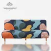 Chair Covers Stretch Sofa Bed Cover Spring/Summer Milk Silk Fabric S/L/XL Living Room Armless Folding Sofa 230727