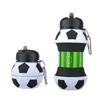 Water Bottles Sports Silicone Fold Wate Bottle Football Basketball Tennis Portable Kettle Travel Picnic Christmas Present for Adult Children 230726