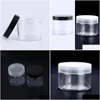 Other Health Beauty Items Wholesale Packing Bottles 6/12/24Pcs 2 Oz 50Ml Cosmetic Cream Jar With Lid Travel Refillable Jars Storag Dhqe9